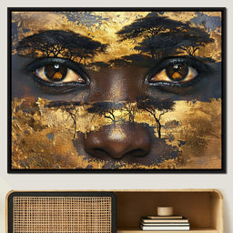 Golden Gaze of Nature - Sakeem Gibbs - NicheCanvas