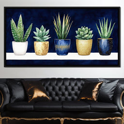 Pots of Verdant Harmony - NicheCanvas