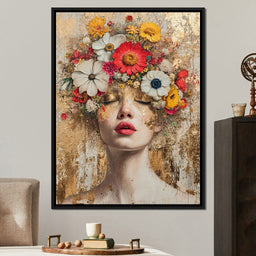 Golden Petal Dreams - NicheCanvas