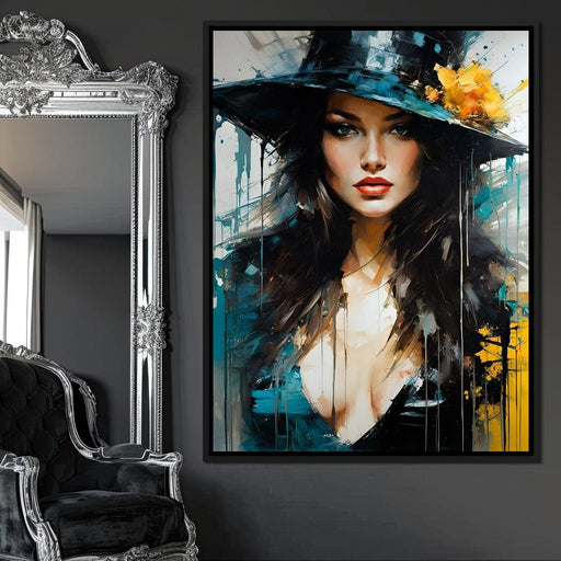 Female Portrait 0054 - Vizahn Burger Canvas Print