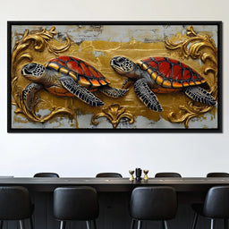 Golden Shell Odyssey - NicheCanvas