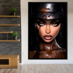 Enigmatic Stares in Shadow - NicheCanvas