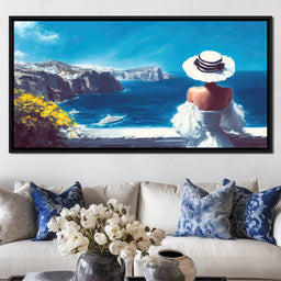 Seaside Reverie with Elegance - NicheCanvas