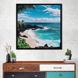 Oceanic Tranquility Haven - NicheCanvas