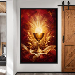 Sacred Grain and Golden Cup - NicheCanvas
