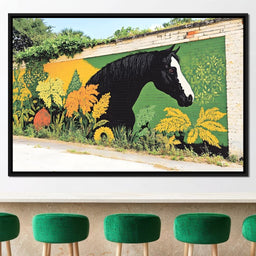Street Art - Equestrian Elegance - NicheCanvas