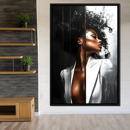 Harmony of Contrast and Elegance - NicheCanvas