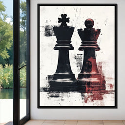 Chess Kings Encounter Majesty - NicheCanvas