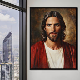 Divine Reflection of Grace Jesus Portrait - NicheCanvas