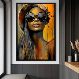 Golden Glamour Radiance - NicheCanvas