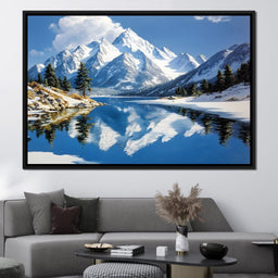 Mountain Reflections Tranquil - NicheCanvas