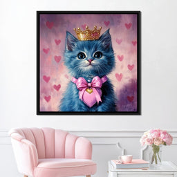 Royal Feline Heart Charmer - NicheCanvas