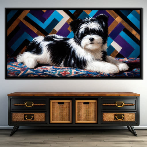 Majestic Paws Geometric Dream Canvas Print