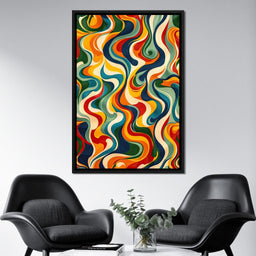 Vibrant Harmony Flow - NicheCanvas