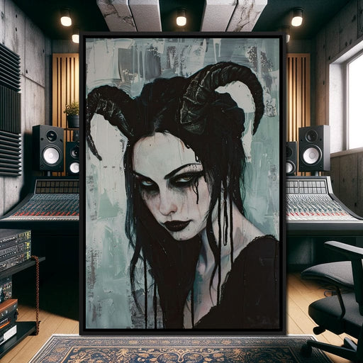 Midnight Enchantment Unveiled Canvas Print