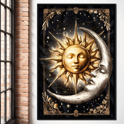Golden alignment of the celestial bodies - NicheCanvas