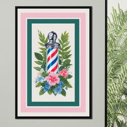 Tropical Barber Pole Bouquet - NicheCanvas