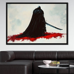 Shadowed Guardian Resolve - NicheCanvas