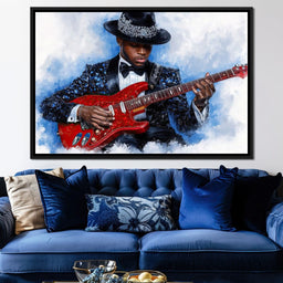 Harmony Strumming Through Elegance - NicheCanvas