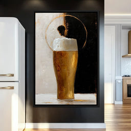 Golden Beer Against the Divide - NicheCanvas