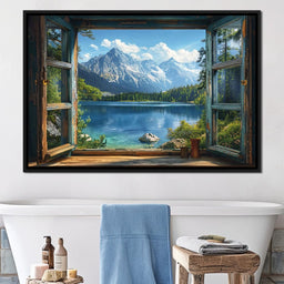 Alpine Serenity Vista - NicheCanvas