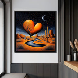 Heart of the Desert - TooplesArt - NicheCanvas