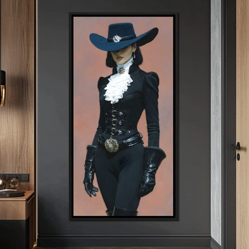 Elegance of the Midnight Duchess Canvas Print