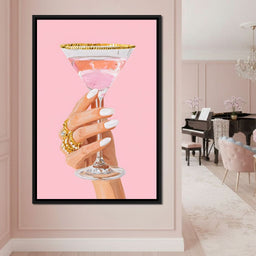 Chic Martini Luxury Toast - NicheCanvas