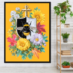 Golden Honey Monarch Bouquet - NicheCanvas