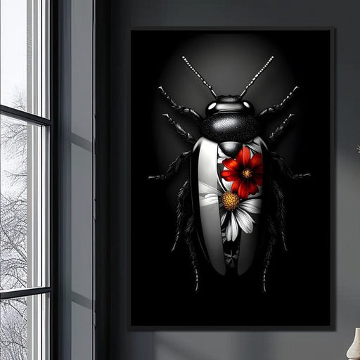 Petals and Velvet Wings Canvas Print