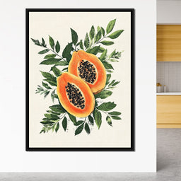 Tropical Papaya - NicheCanvas