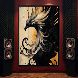 Phoenix of the Golden Dawn - NicheCanvas