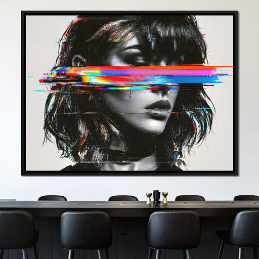 Fragmented Memory Of A Silent Tear Canvas Print