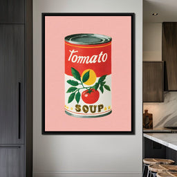 Vintage Tomato Soup Pop Icon - NicheCanvas