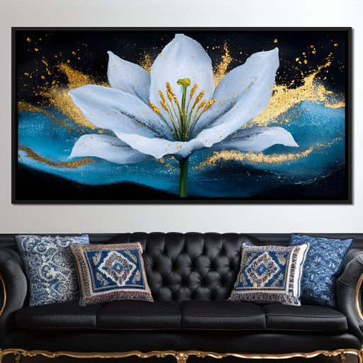 Luminous Blossom Horizon Canvas Print