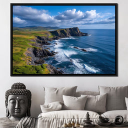Atlantic Cliffs Wild Coastline - NicheCanvas