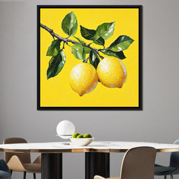 Golden Citrus - NicheCanvas