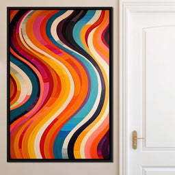 Vibrant Waves of Harmony - NicheCanvas