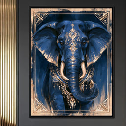 Gilded Wisdom of the Midnight Sage - NicheCanvas