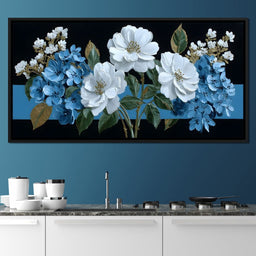 Floral Cascade Dreamscape - NicheCanvas