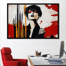 Fierce Visionary Portrait - NicheCanvas