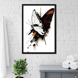 Butterfly Geometric Fusion - NicheCanvas