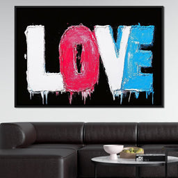 Colorful Expression of Love - NicheCanvas