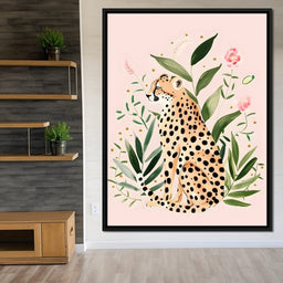 Golden Cheetah Tropical Garden - NicheCanvas