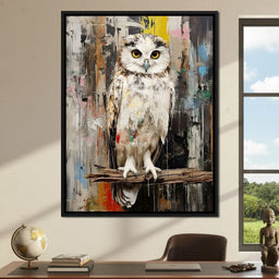 Owls Mystic Gaze - NicheCanvas