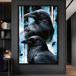 Silent Ravens Watchers Of The Cold - NicheCanvas