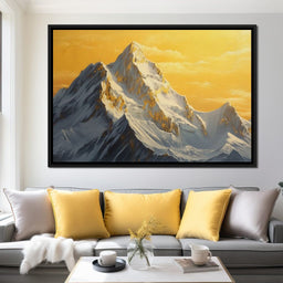 Golden Summit Dawn Radiance - NicheCanvas