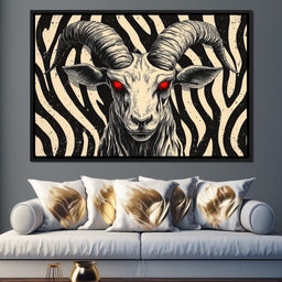 Infernal Ram of Shadows - NicheCanvas