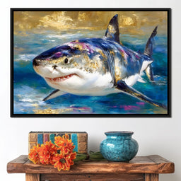 Gilded Great White Hunter - NicheCanvas