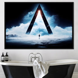 Ascending Through Celestial Mists - NicheCanvas